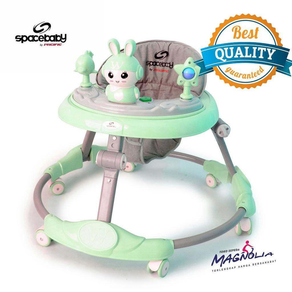 Baby Walker Wolker Roda Dorongan Bayi Belajar Jalan Anak Apolo Kereta Bayi Belajar Jalan - Spacebaby