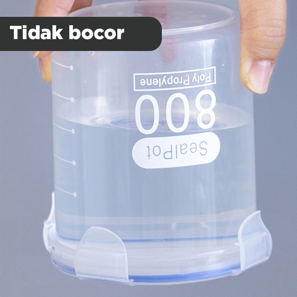 Toples PP Transparan / Tempat Penyimpanan Makanan Ringan Biskuit / Toples Tabung / Toples Plastik