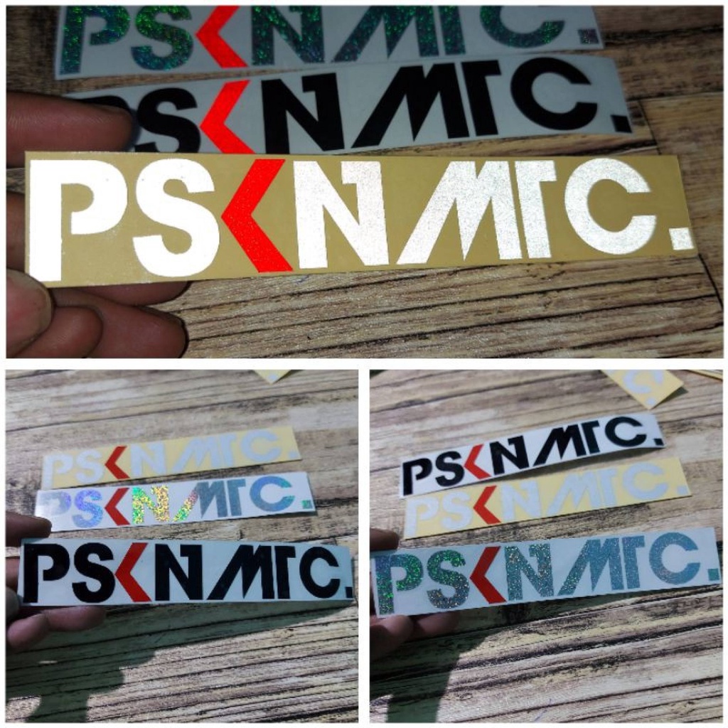 Stiker Cutting PSKNMTC Aksesoris Motor Helm Termurah tahan lama