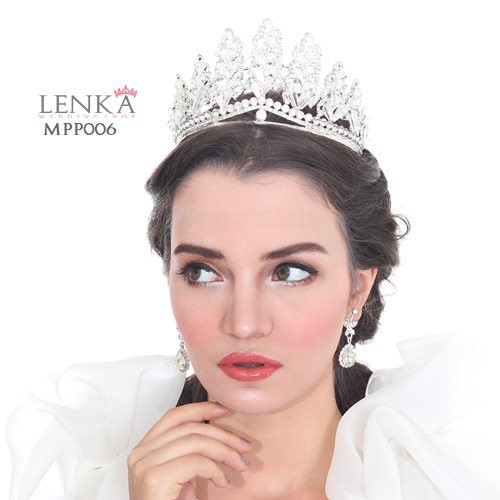 [STOK TERBATAS] AKSESORIS WANITA HEADPIECE MAHKOTA PESTA BRIDAL CROWN MPP006