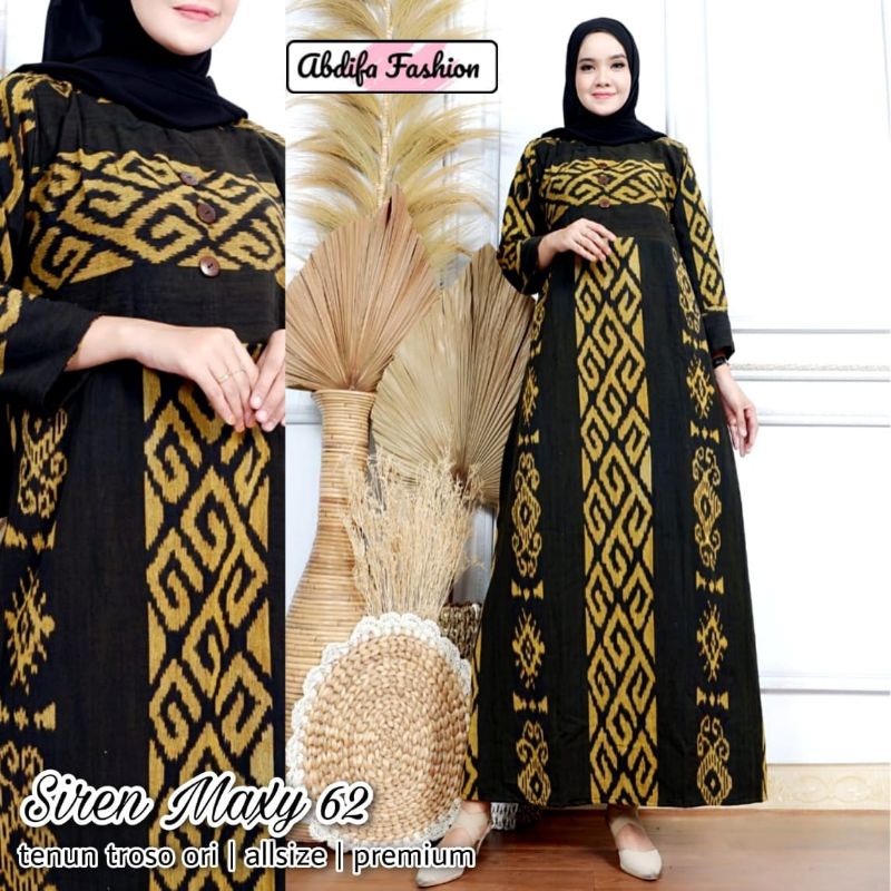 gamis tenun Troso
