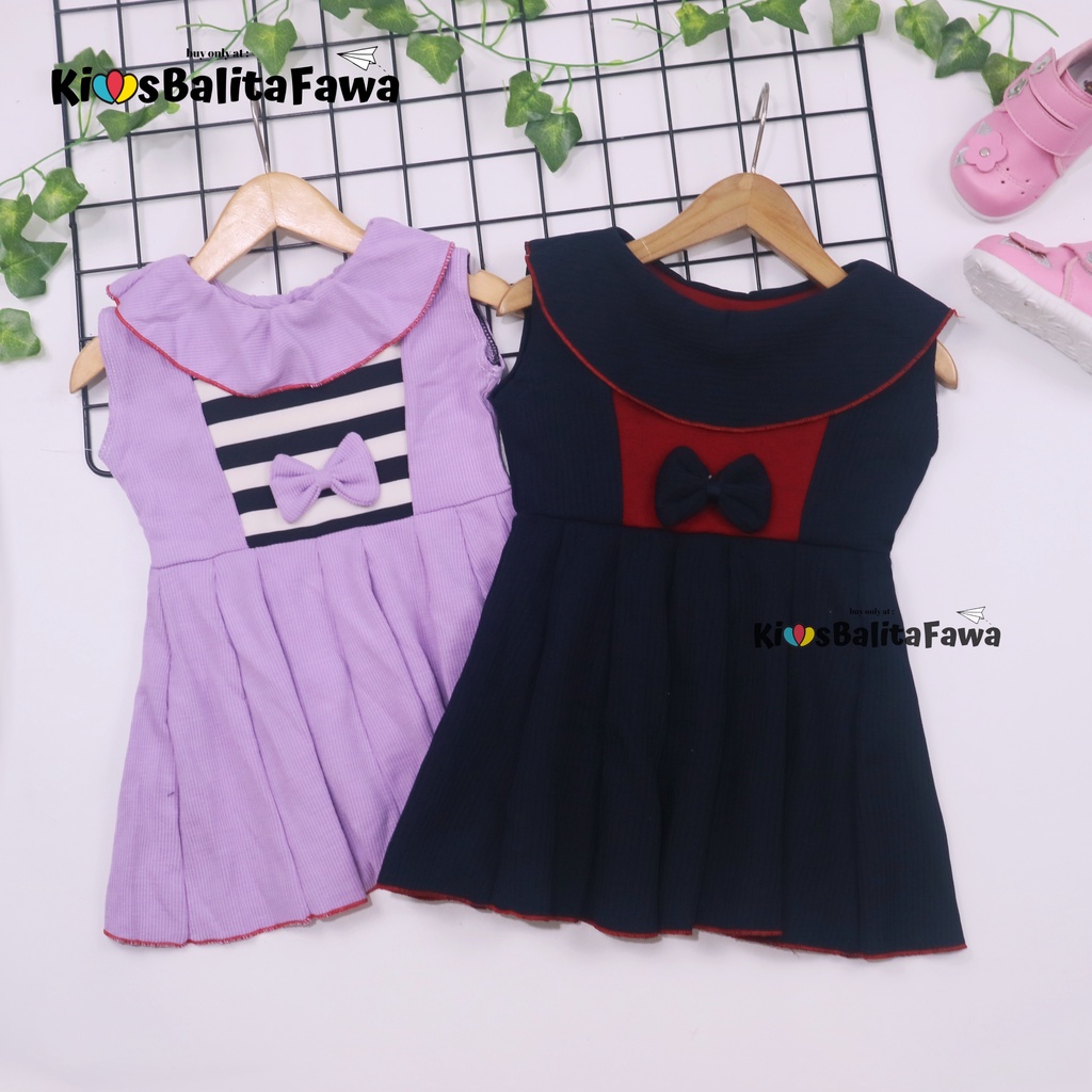 (0-6 Bulan) Dress Najwa uk Bayi / Baju Anak Perempuan Gaun Pesta Import Murah Dres Cantika Yukensi