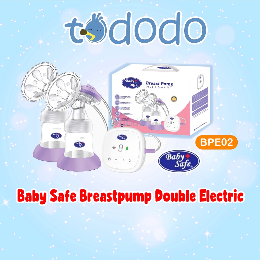 Pompa Asi Elektrik Baby Safe Breastpump Double Electric BPE02
