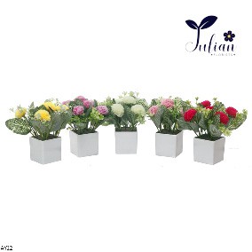 AY22 Rangkaian Bunga Plastik Anyelir/ Anyelir Plastik/ Anyelir Hias