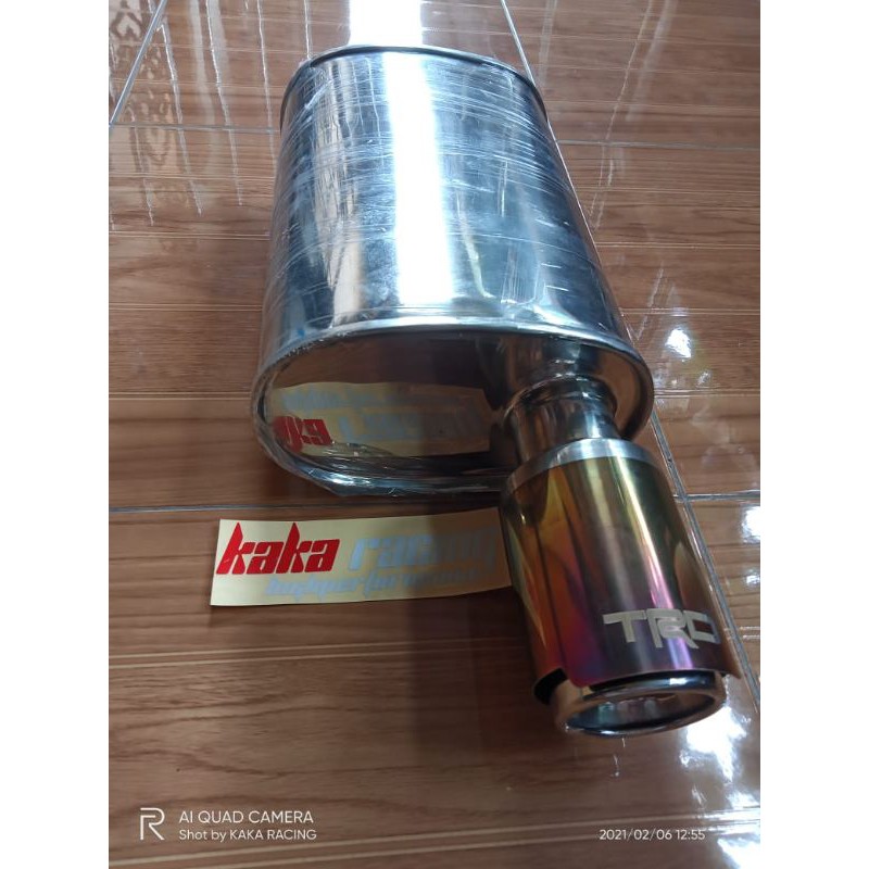 knalpot mobil variasi TRD suara standar