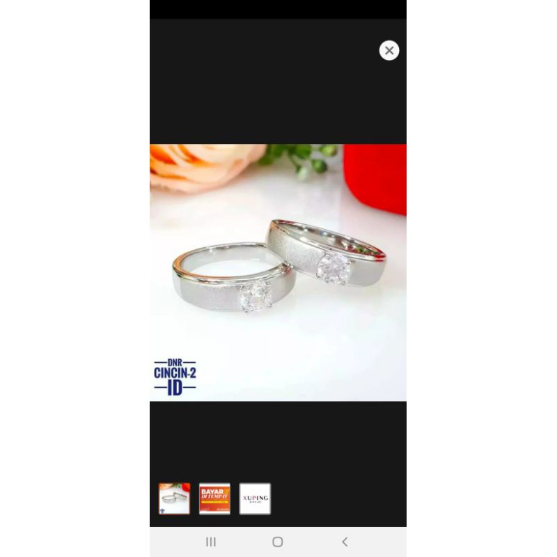 cincin-wanita/perhiasan wanita-xuping original