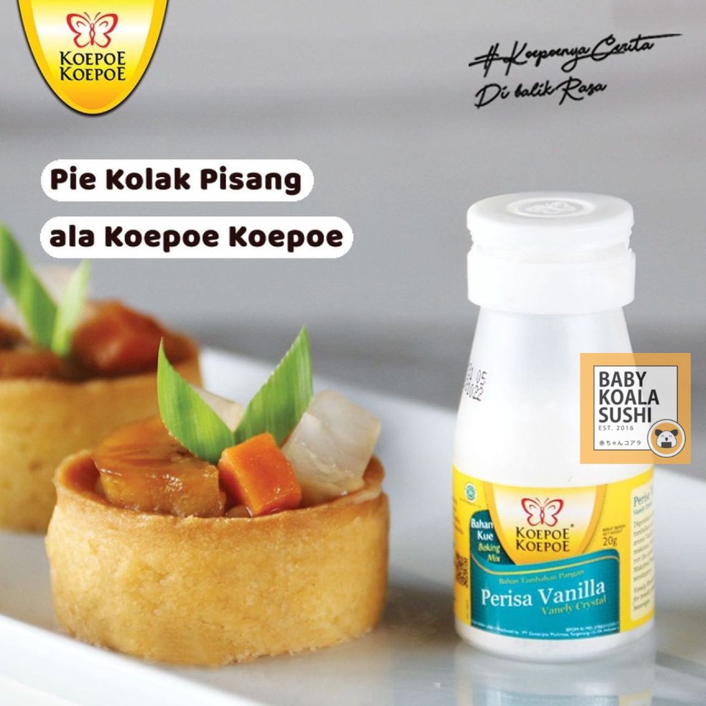 KOEPOE Perisa Vanilla 20 g | Perasa Vanilla