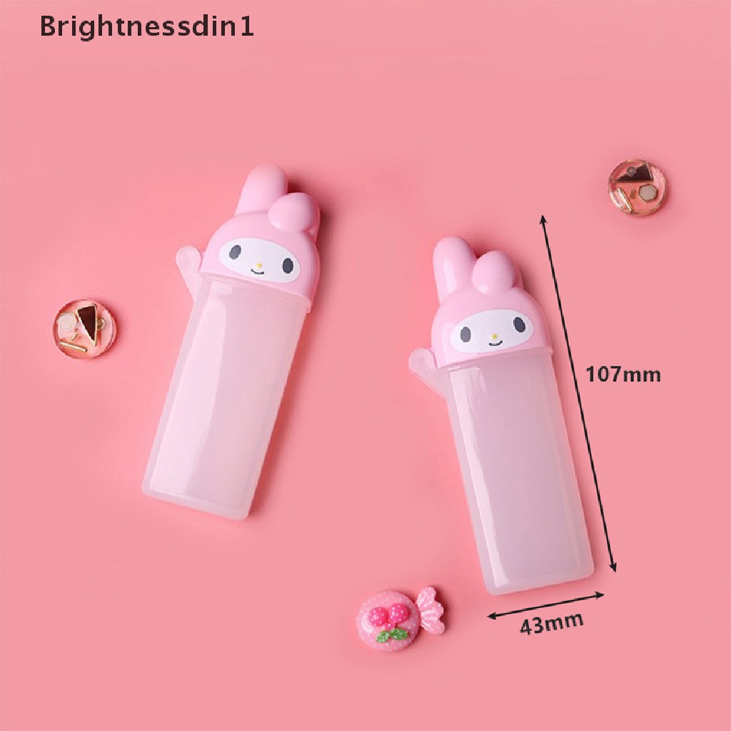 1 Kotak Holder Penyimpanan Kapas Desain Kartun Hello Kitty My Melody Untuk Butik