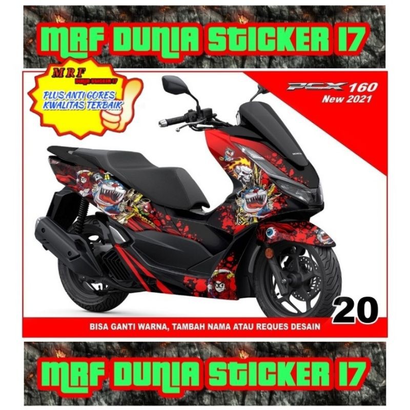 Sticker decal Honda PCX 160 Full Body decal Honda PCX 160 body Sticker Honda PCX 160 Full body 20