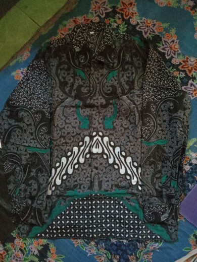 Batik Couple Keluarga Modern Sania Ruffle Ori Ndoro Jowi Dnt Motif Dimensiabu