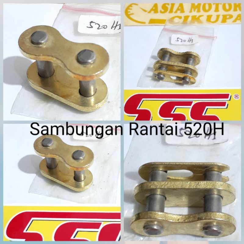 Sambungan Rantai sss 520H  428H  415H Sambungan Rantai 520 H Tebal Sambungan Rantai Tebal