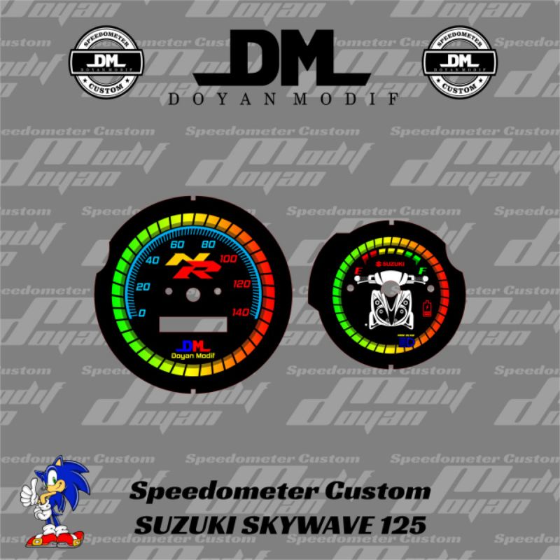 Speedometer Custom SkyWave 125