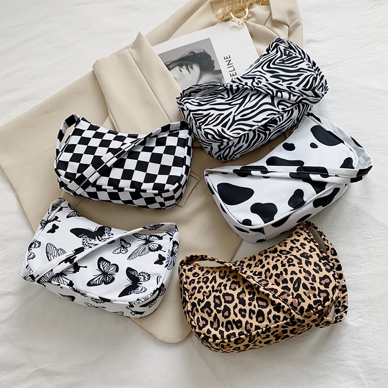 TAS SELEMPANG Animal Shoulder Bag SAPI ZEBRA LEOPARD Bernice Hobo Tas Bahu Bulu Korea WANITA ANIMALS FLUFFY FUR BAG SHOULDER BAG HAND BAG SLING BAG KOREA VINTAGE BAHAN BULU BLUDRU