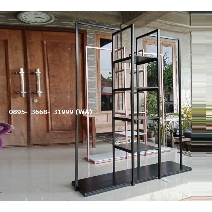 Rak Gantung Mukena/ Rak Gantung Minimalis Modern/ Rak Gantung Pakaian