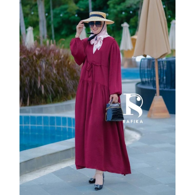 WAJIB DIBELI YOANA MIDI DRESS RAFIKA YOANA MIDI DRESS BY RAFIKA STORES DRESS GAMIS MAXY MIDI BAJU BR