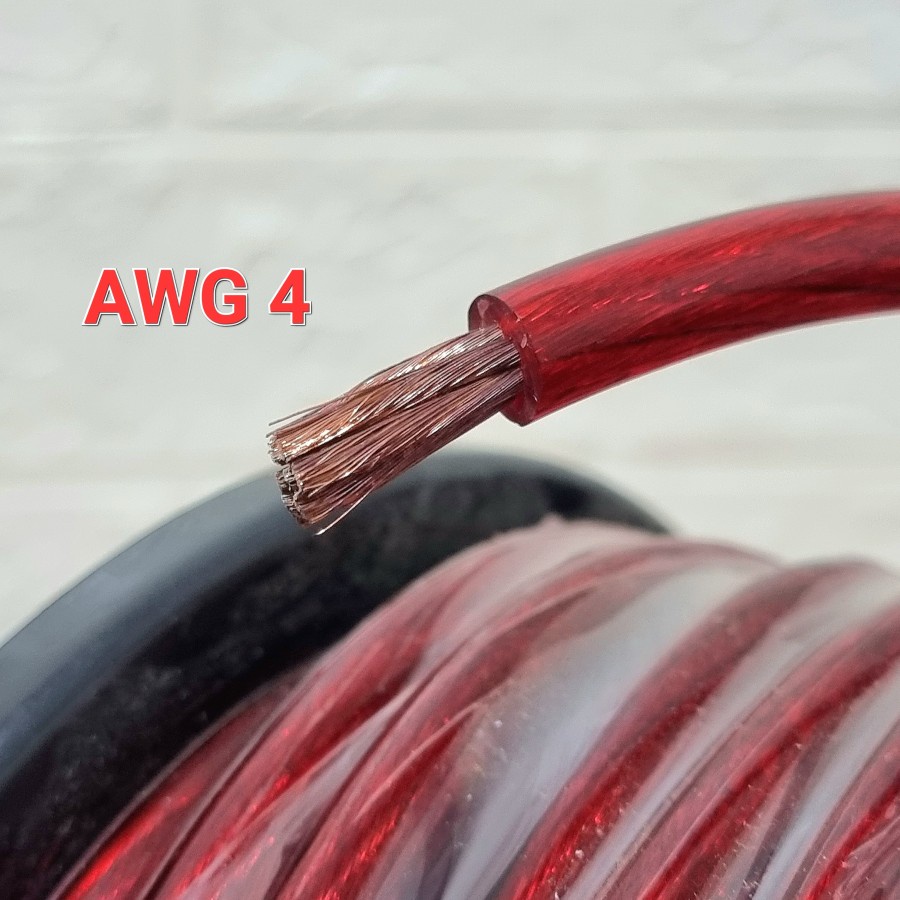 Kabel Power Audio Mobil AWG 4 Audiobank High Quality