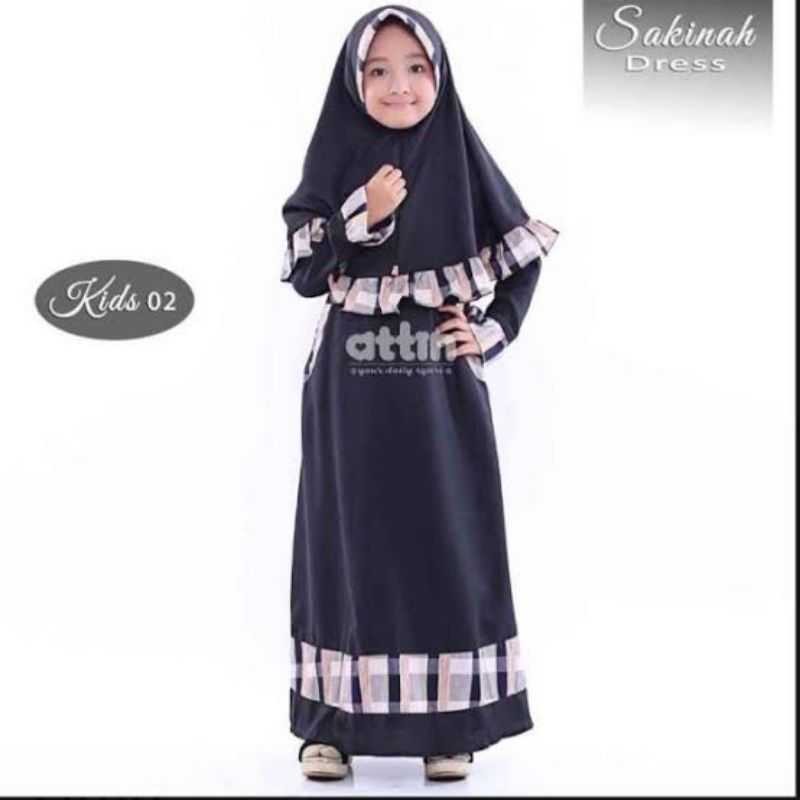 Gamis anak sakinah dress by attin