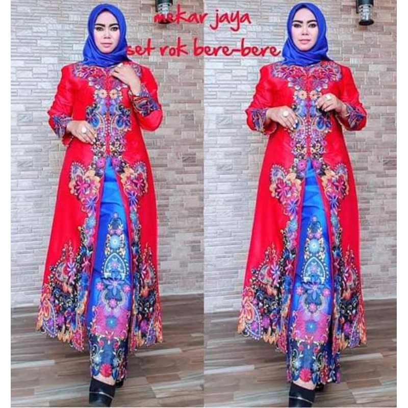 KEBAYA PESTA//KEBAYA TERBARU//BAJU KEBAYA//SET ROK KEBAYA TAVETA//BY MEKAR JAYA