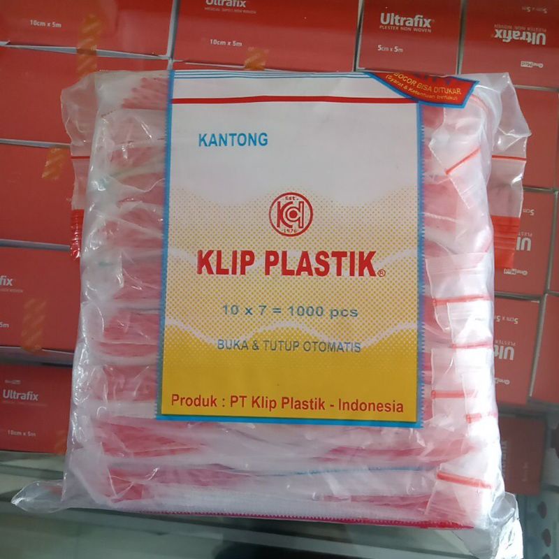 Plastik Klip 10 x 7 isi 1000 pcs