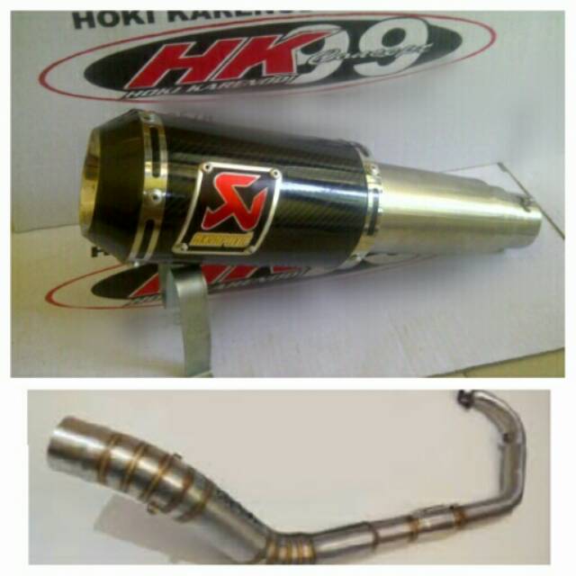 Knalpot Akrapovic Lorenzo Vixion R15 GSX CB150R CBR150 Mx King Supra GTR No R9 Proliner WRX CLD