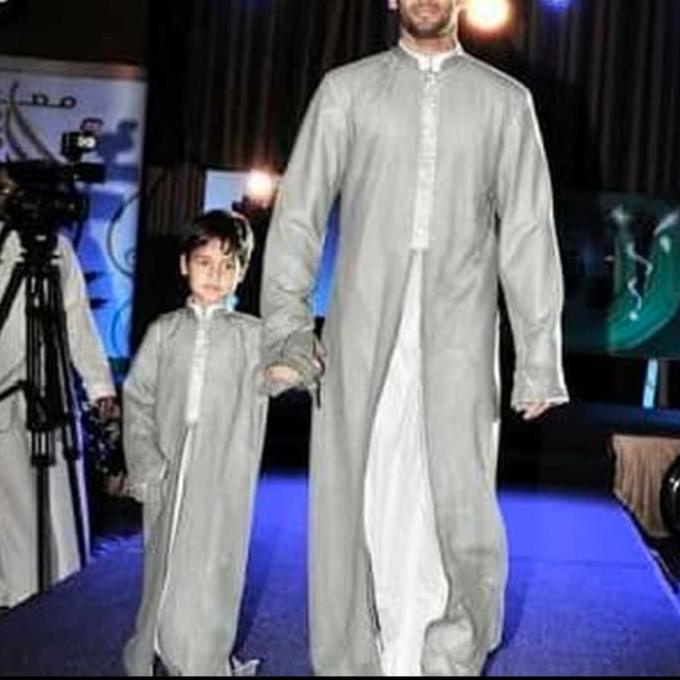 jubah luaran luar anak muslim