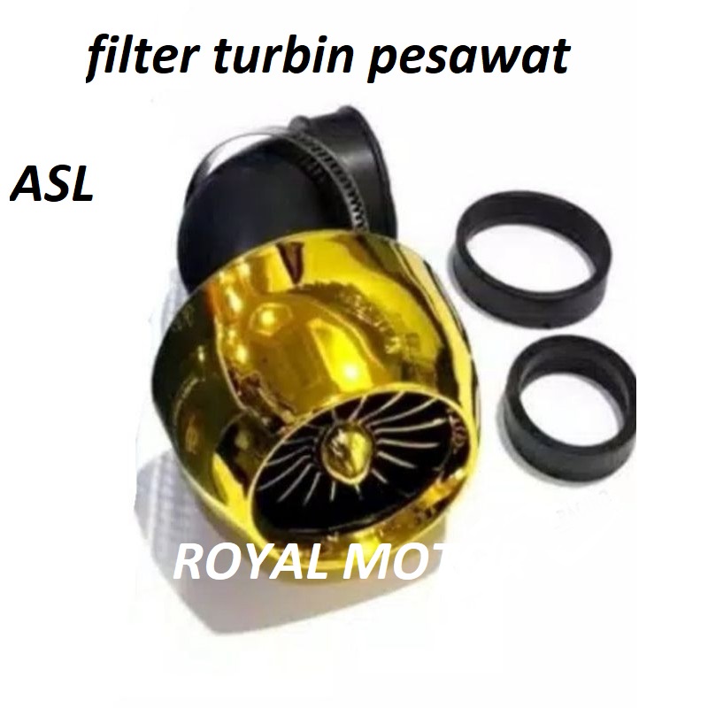 filter karbu saringan udara model turbin dan jamur filter variasi motor universal  pPE 24/26/28/30 filter udara universal