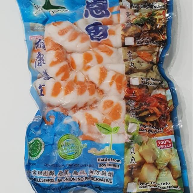 

Vegetarian Shrimp/Udang Vegetarian