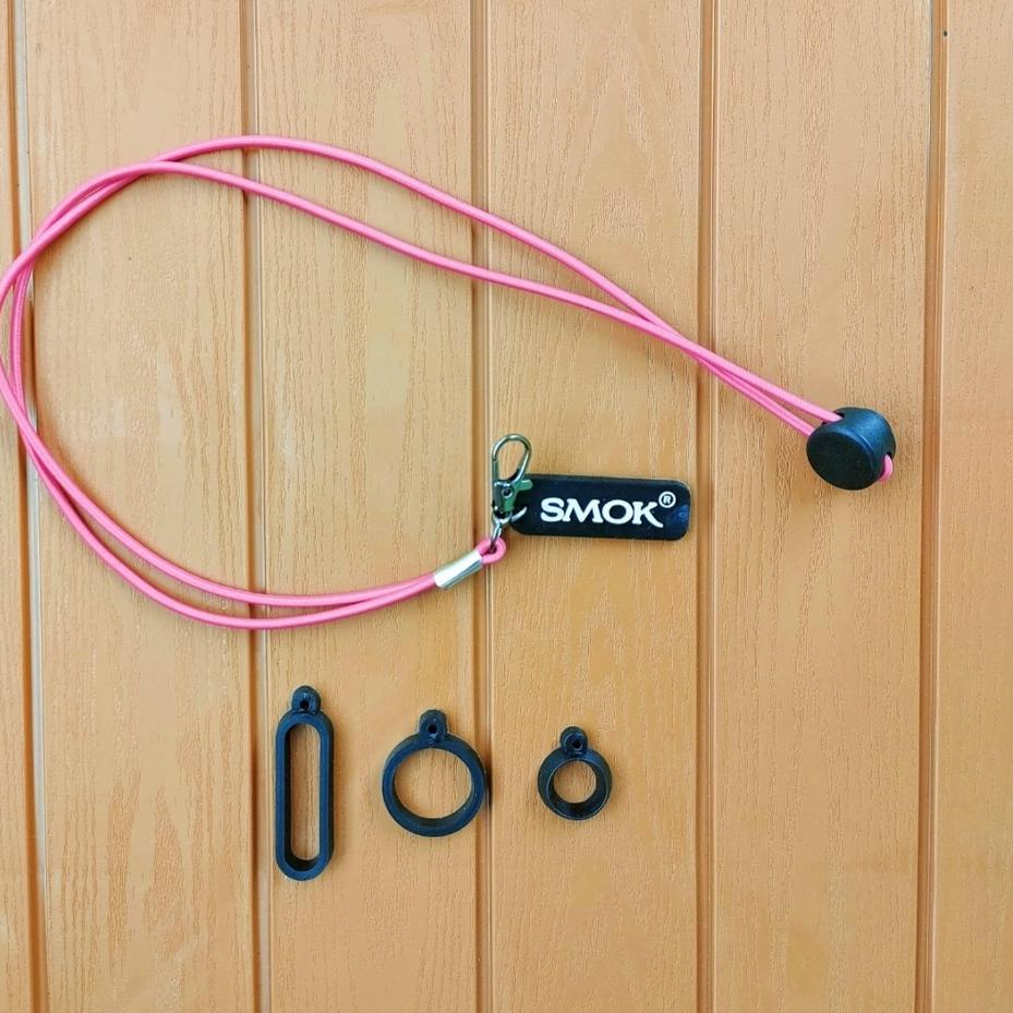 

↻ tali lanyard / lanyard pods / lanyard / gantungan pods tali / free karet 3pcs / kalung pria / smok サ