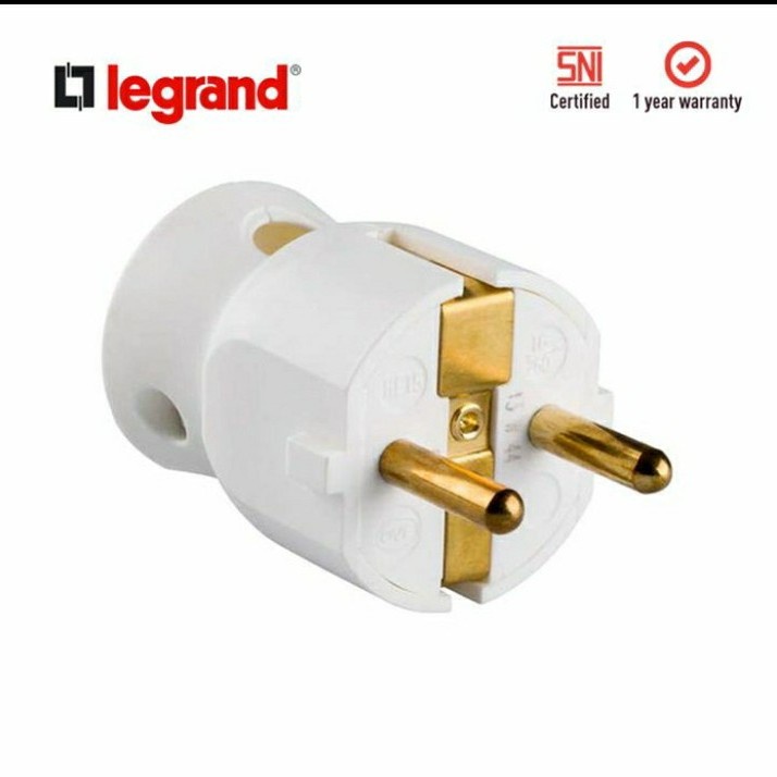 STEKER ARDE LEGRAND LUBANG BELAKANG (STEKER PLUG) LEGRAND