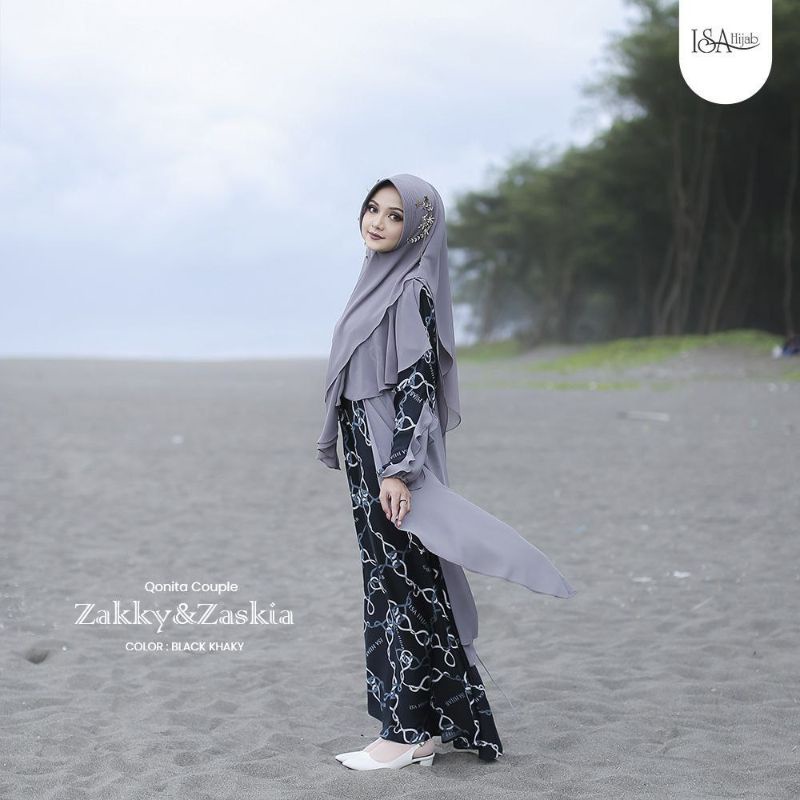 ZAKKY & ZASKIA COUPLE BY ISA HIJAB