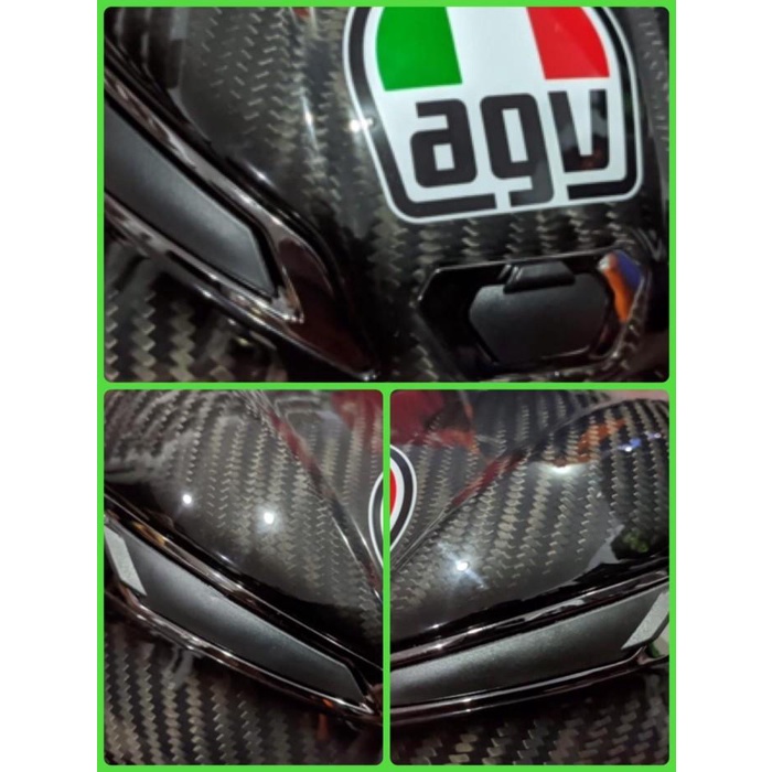 Tutup vent ventilasi Atas Agv Pista gpr gprr 1:1 Penutup Vent Atas AGV