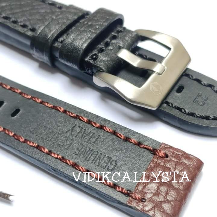 ORIGINAL OEM STRAP TALI KULIT TEBAL JAM TANGAN EXPEDITION 22MM 22 MM