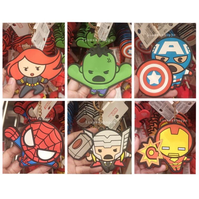 Gantungan Kunci Miniso - Marvel Mirror Pendant