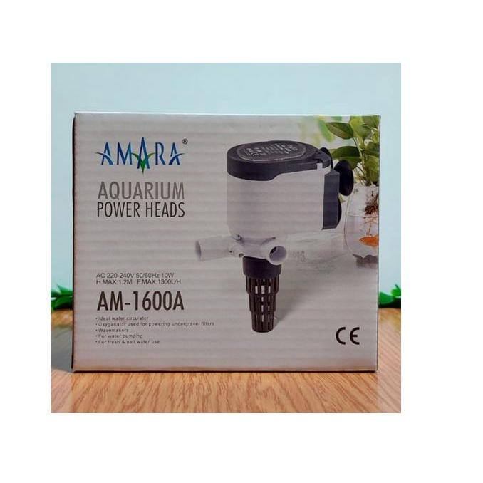 AMARA AM 1600A 1600 Pompa Pump Celup Aquarium Kolam Hidroponik