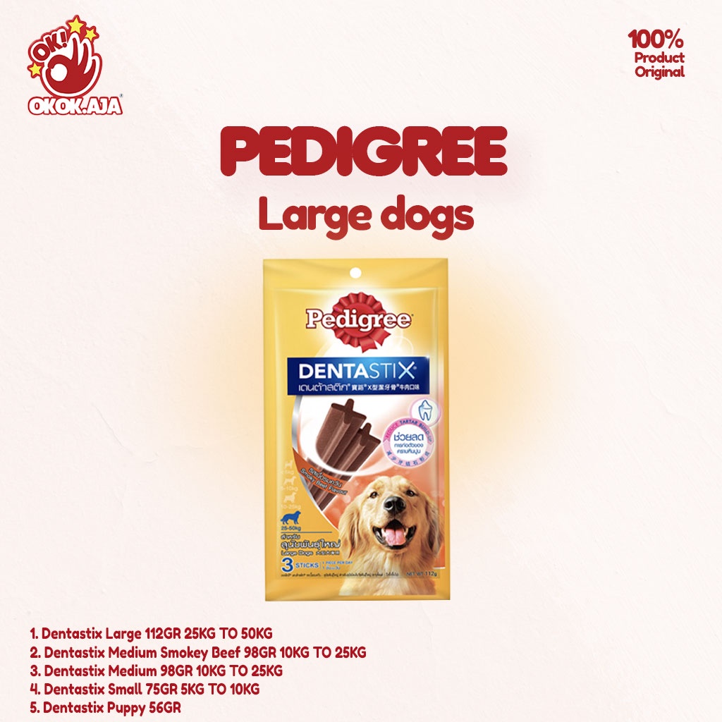 PEDIGREE DENTASTIX Snack Cemilan Anjing - Snack Anjing murah