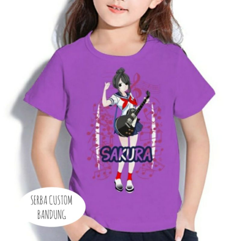 KAOS ANAK SAKURA SCHOOL SIMULATOR