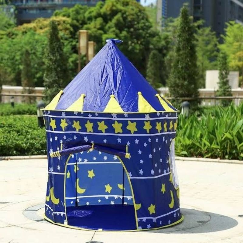 Mainan Tenda Castle Edukasi - Camping Tent Kastil Lipat Edukatif Anak Perempuan Laki Cowok Cewek