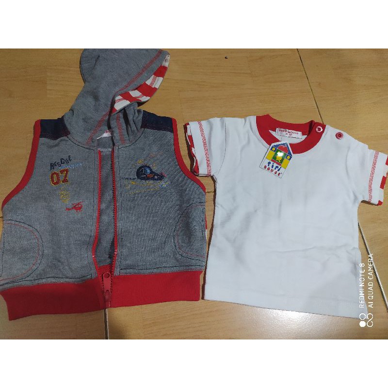 Stelan Baju anak  Rompi  Celana panjang jeans