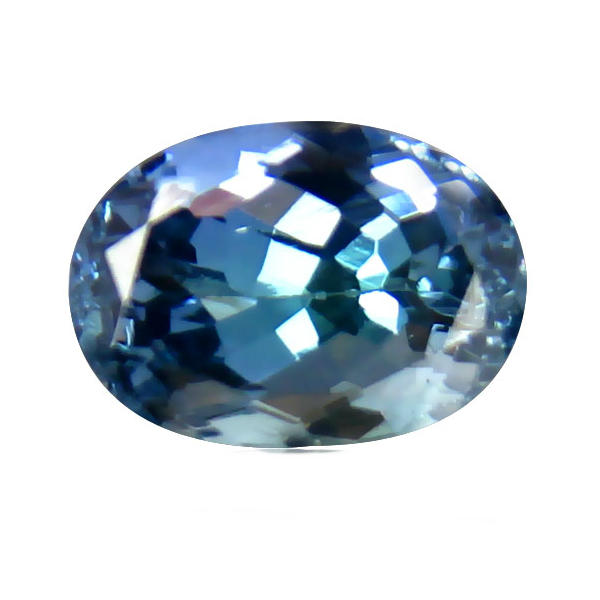 Certified Oval 1.64ct 8x5.6mm Natural Bluish Violet TANZANITE Tanzania TZ107