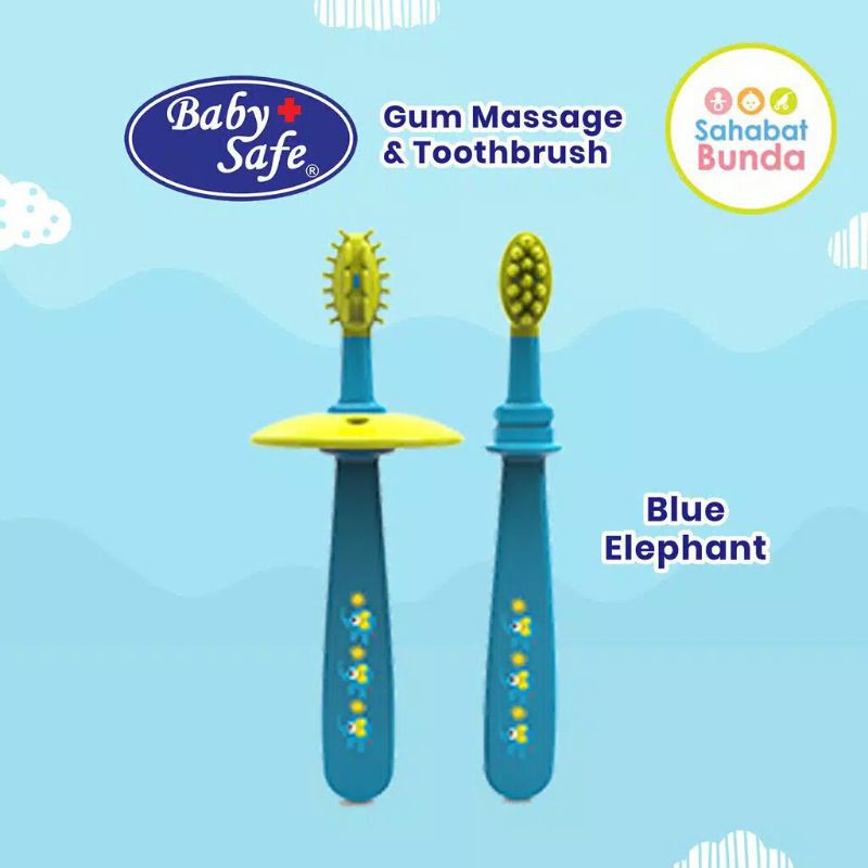 BABY SAFE GUM MASSAGE&amp;TOOTHBRS TB003