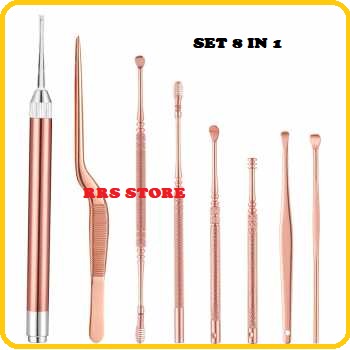 RRS STORE Sumifun Set Pembersih Telinga Korek Kuping Ear Spoon Tool 10 PCS -BA40 Biutte.co Set Pembersih Telinga Korek Kuping Ear Spoon Tool 8PCS BA36 CWE Set Pembersih Telinga Korek Kuping 6 PCS - CW35