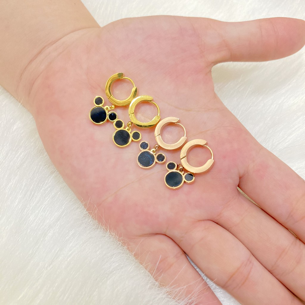 Anting Wanita Bahan Titanium Steel Anti Karat-5