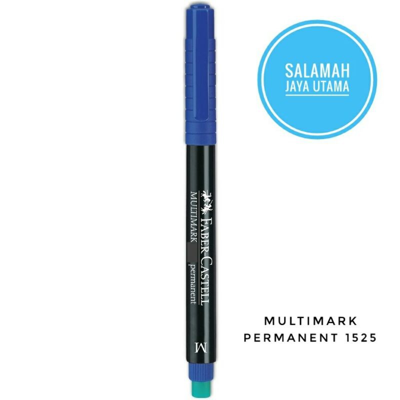 

Spidol OHP / Multimark Permanent Marker M Blue Faber Castell
