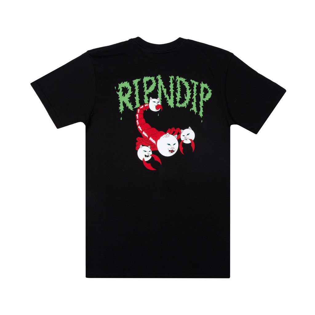 Kaos Fashion Streetwear "Rip N Dip Sting Tee (Black)" Original BM