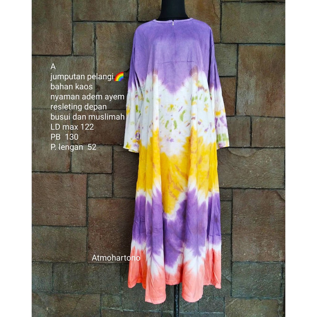 DASTER KAOS JUMPUTAN A / DASTER BUSUI / GAMIS KAOS / LONG DRESS