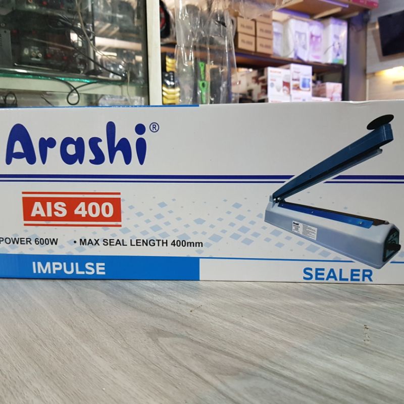 mesin selaer pres plastik 40cm arasi AIS 400
