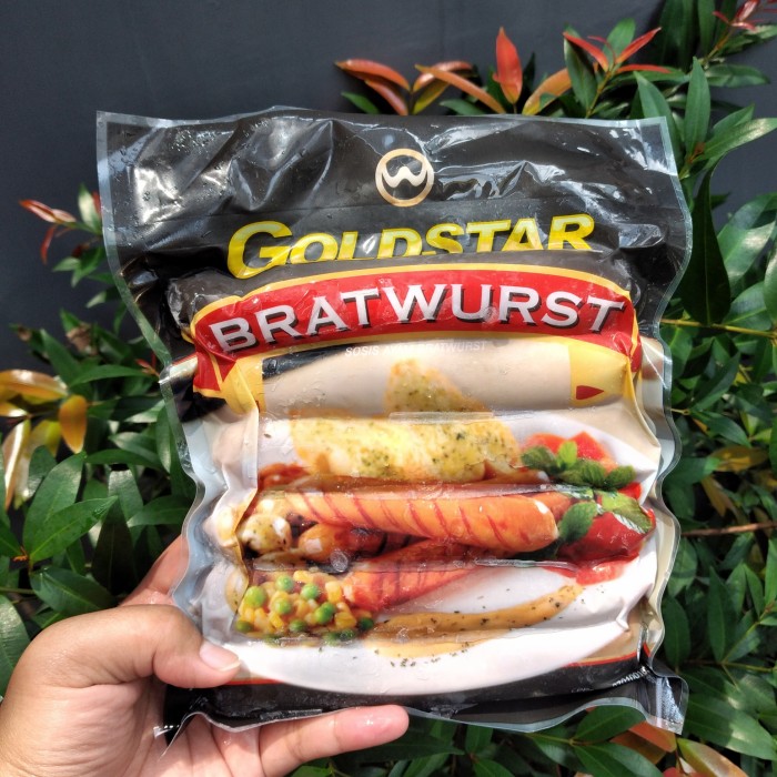 

Promo !! Frozen Food Gold Star Sosis Bratwurst (500gr)