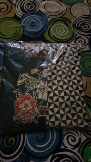 Dress Batik Tunik Tania New Kembang Ceplok M, L, Xl