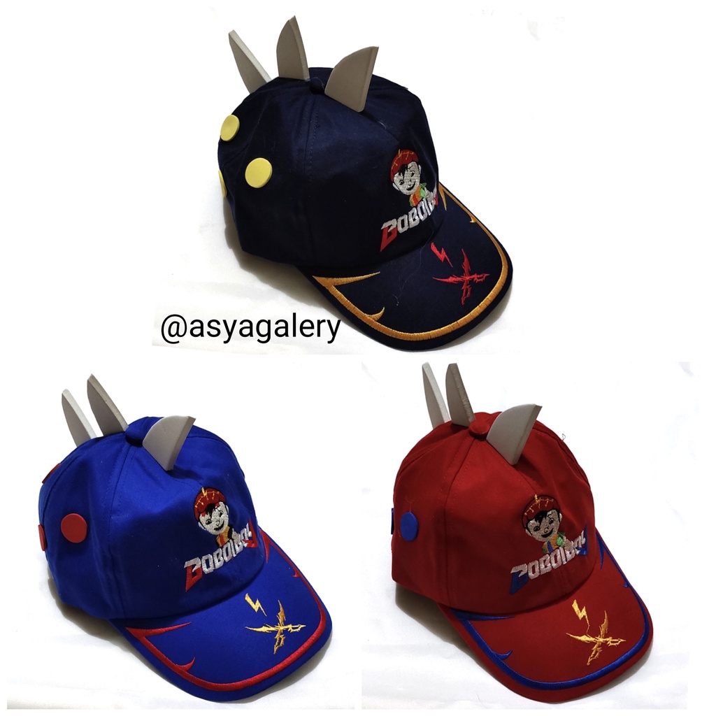 Topi Anak Boboiboy Bordir/Topi BOBOIBOY