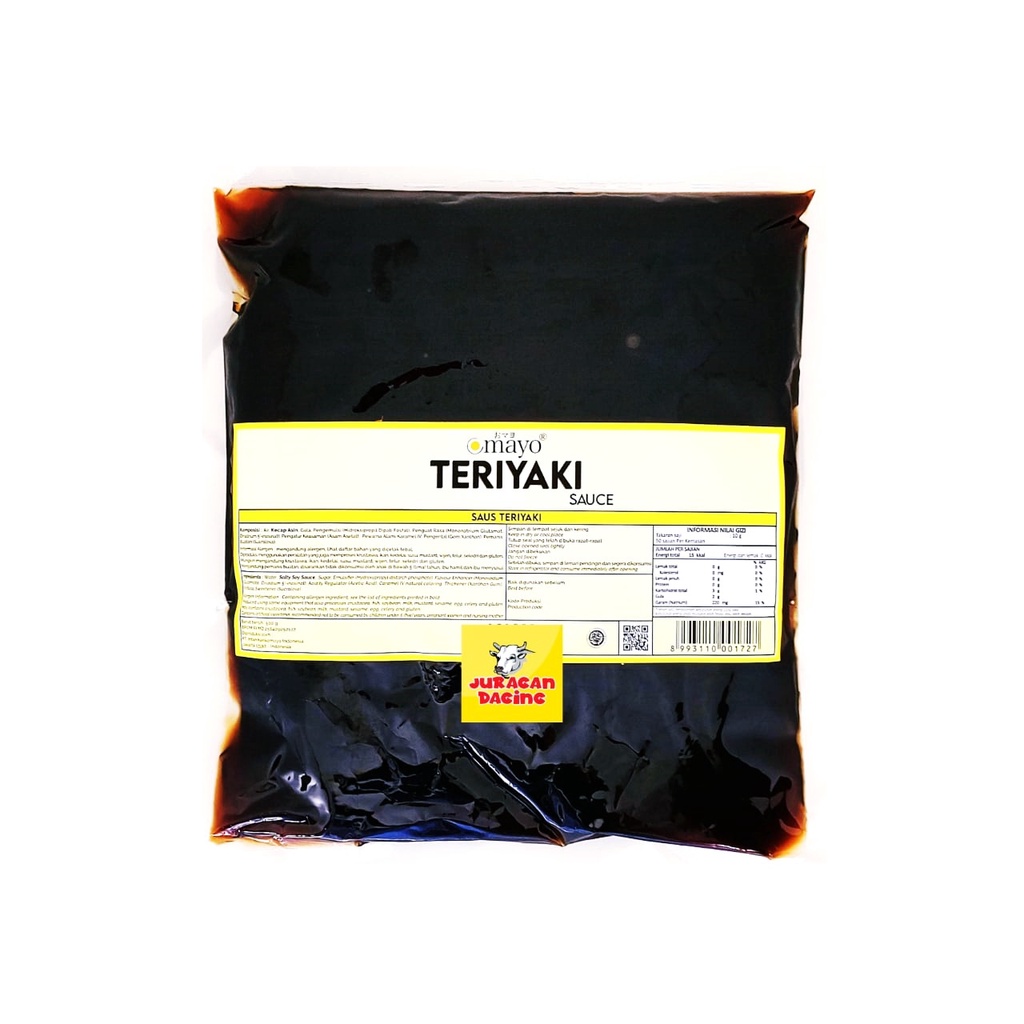 

Saus Teriyaki Sauce Resto Quality 500 gr